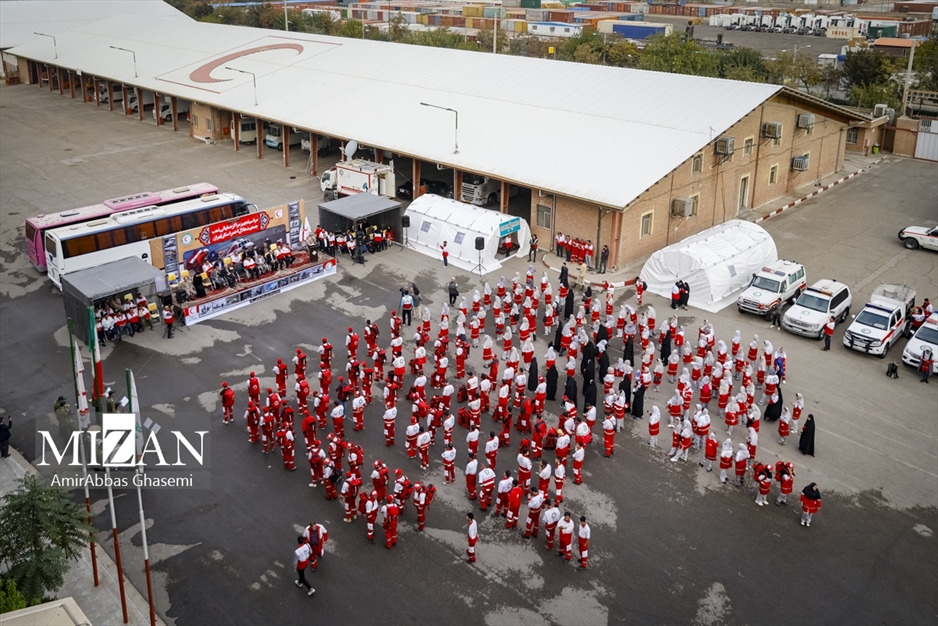 مراسم تجهیز مراکز عملیاتی شعب جمعیت هلال احمر استان تهران