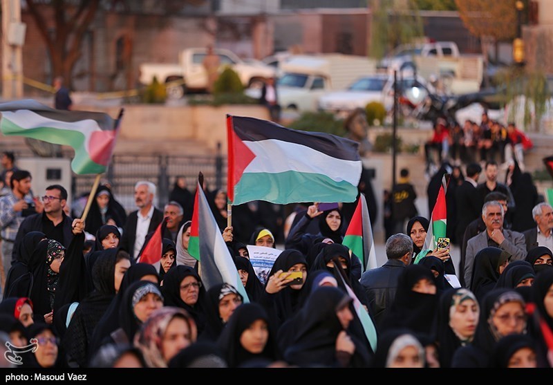 تجمع مردمی در حمایت از مردم مظلوم غزه - تبریز 