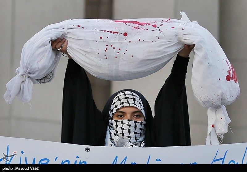 تجمع مردمی در حمایت از مردم مظلوم غزه - تبریز 