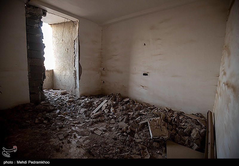 وضعیت ساختمان عدالت ۲ اهواز یکسال بعد از ریزش متروپل