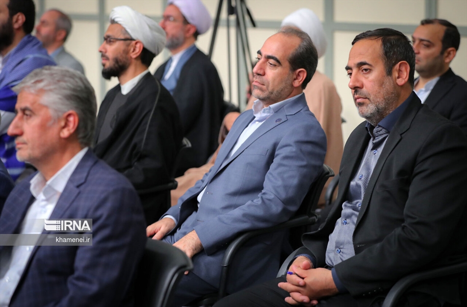 دیدار اعضای ستاد برگزاری کنگره بین‌المللی بزرگداشت علامه طباطبائی با رهبر انقلاب