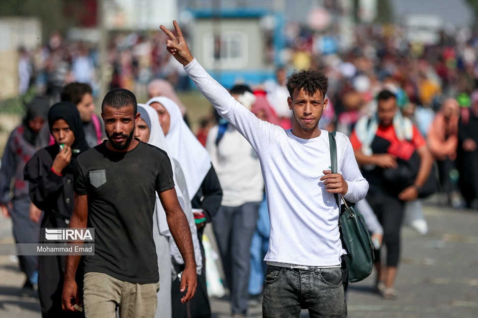 آوارگی هزاران فلسطینی در غزه