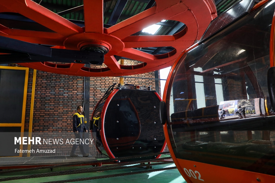 بهره برداری خطوط نوسازی شده تله کابین توچال