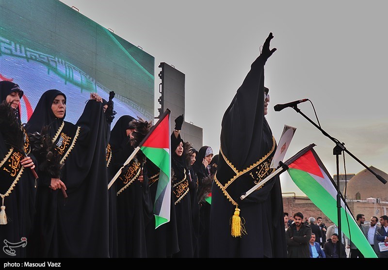 تجمع مردمی در حمایت از مردم مظلوم غزه - تبریز 