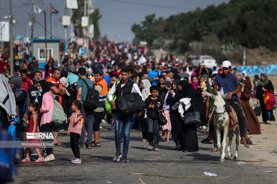 آوارگی هزاران فلسطینی در غزه