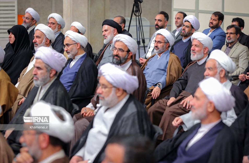 دیدار اعضای ستاد برگزاری کنگره بین‌المللی بزرگداشت علامه طباطبائی با رهبر انقلاب