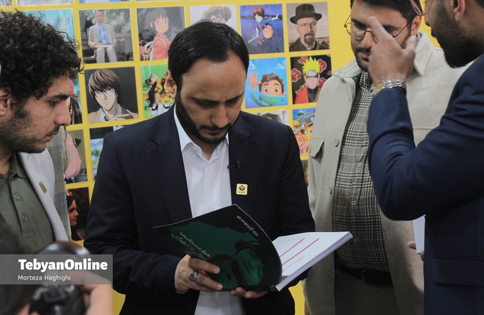 بازدید سخنگو و دبیر هیات دولت  از موسسه تبیان 