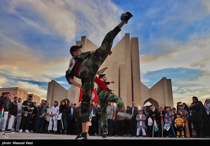 تجمع مردمی در حمایت از مردم مظلوم غزه - تبریز 