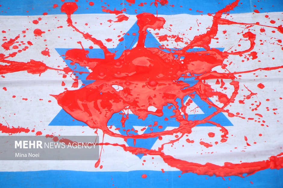 زنجیره انسانی کودکان تبریزی در حمایت از کودکان غزه