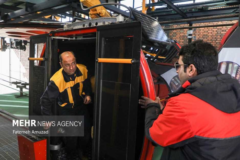 بهره برداری خطوط نوسازی شده تله کابین توچال