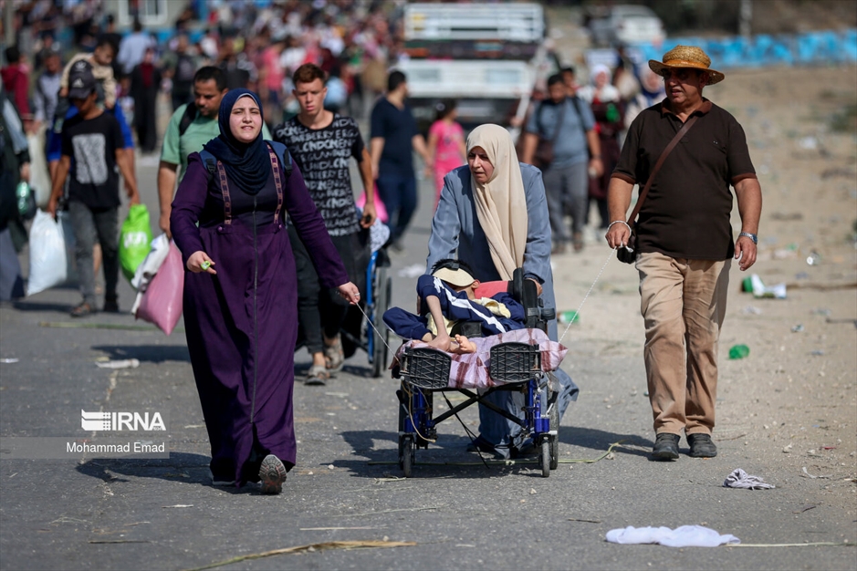 آوارگی هزاران فلسطینی در غزه