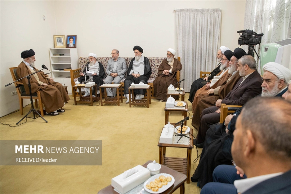 دیدار فقها و حقوقدانان شورای نگهبان با رهبر معظم انقلاب