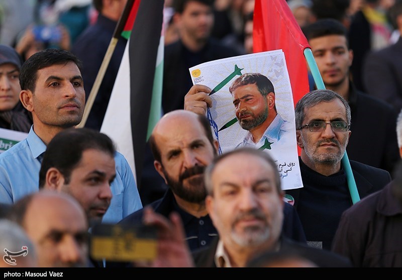 تجمع مردمی در حمایت از مردم مظلوم غزه - تبریز 