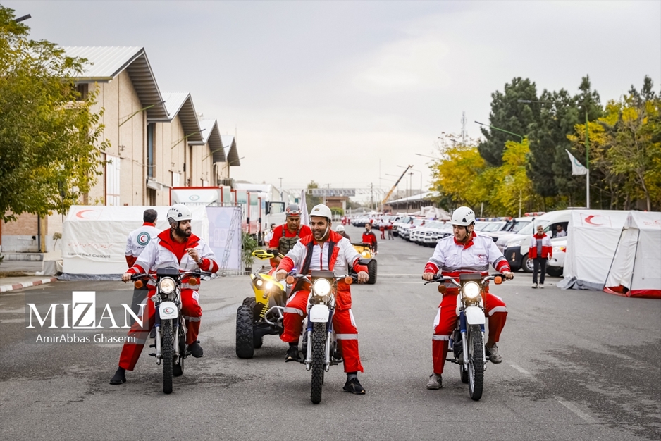 مراسم تجهیز مراکز عملیاتی شعب جمعیت هلال احمر استان تهران