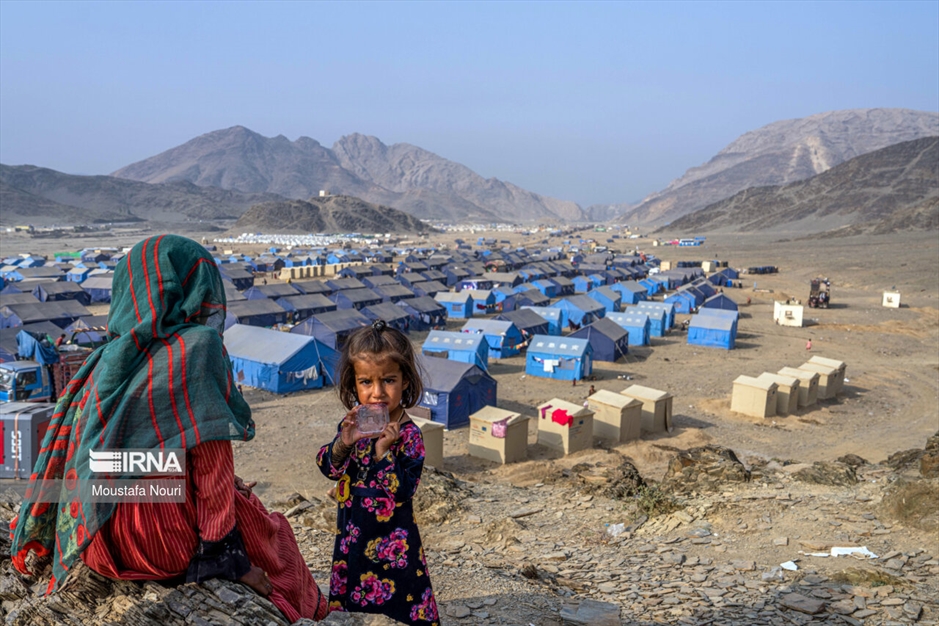 کمپ مهاجران افغانستانی در منطقه مرزی تورخم