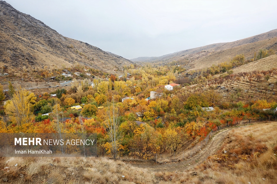 طبیعت پاییزی «عباس‌آباد» همدان