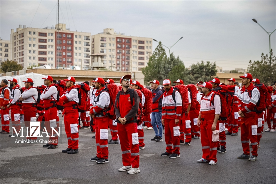 مراسم تجهیز مراکز عملیاتی شعب جمعیت هلال احمر استان تهران