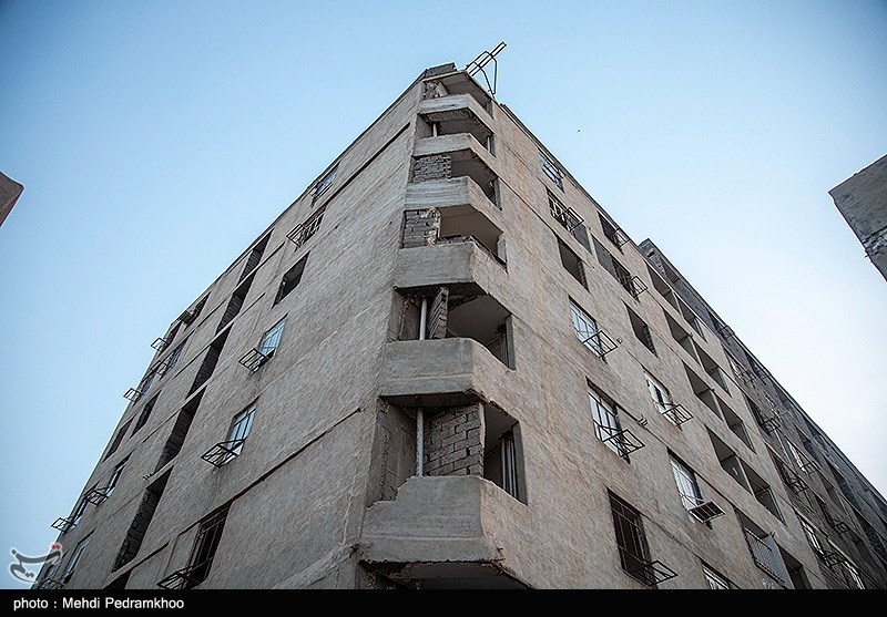 وضعیت ساختمان عدالت ۲ اهواز یکسال بعد از ریزش متروپل