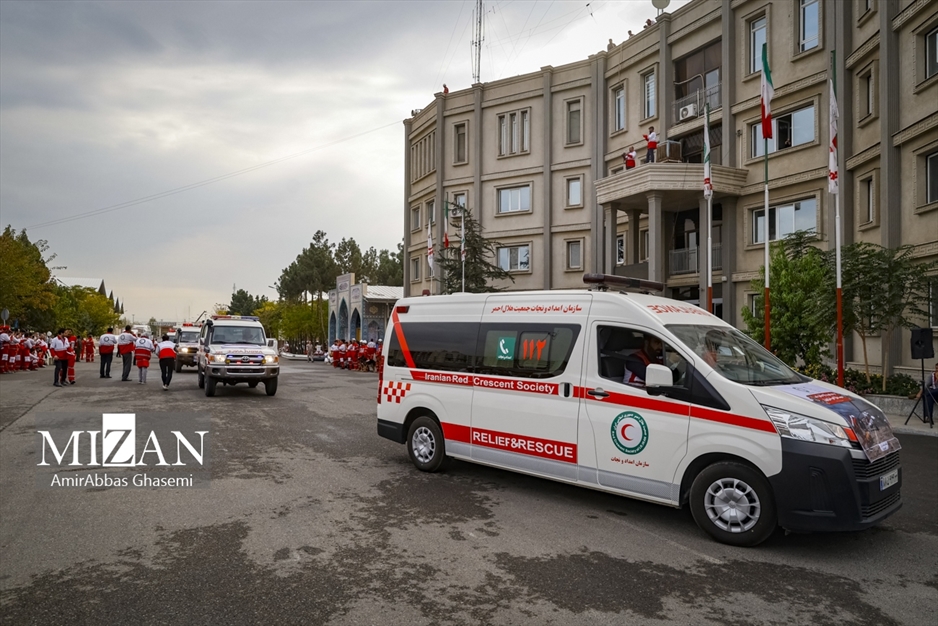 مراسم تجهیز مراکز عملیاتی شعب جمعیت هلال احمر استان تهران