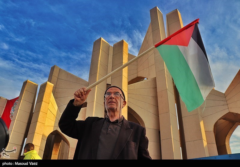 تجمع مردمی در حمایت از مردم مظلوم غزه - تبریز 