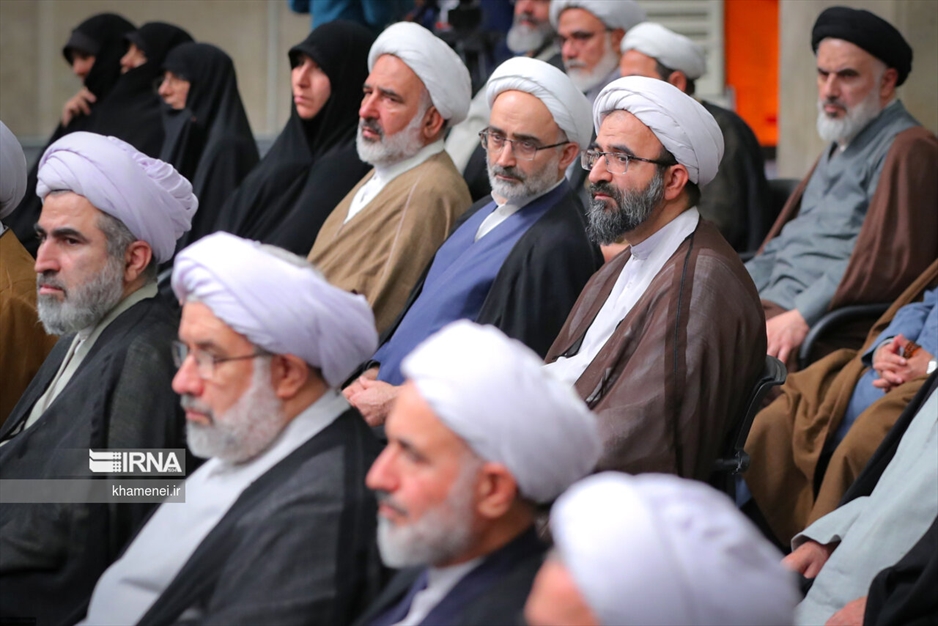 دیدار اعضای ستاد برگزاری کنگره بین‌المللی بزرگداشت علامه طباطبائی با رهبر انقلاب