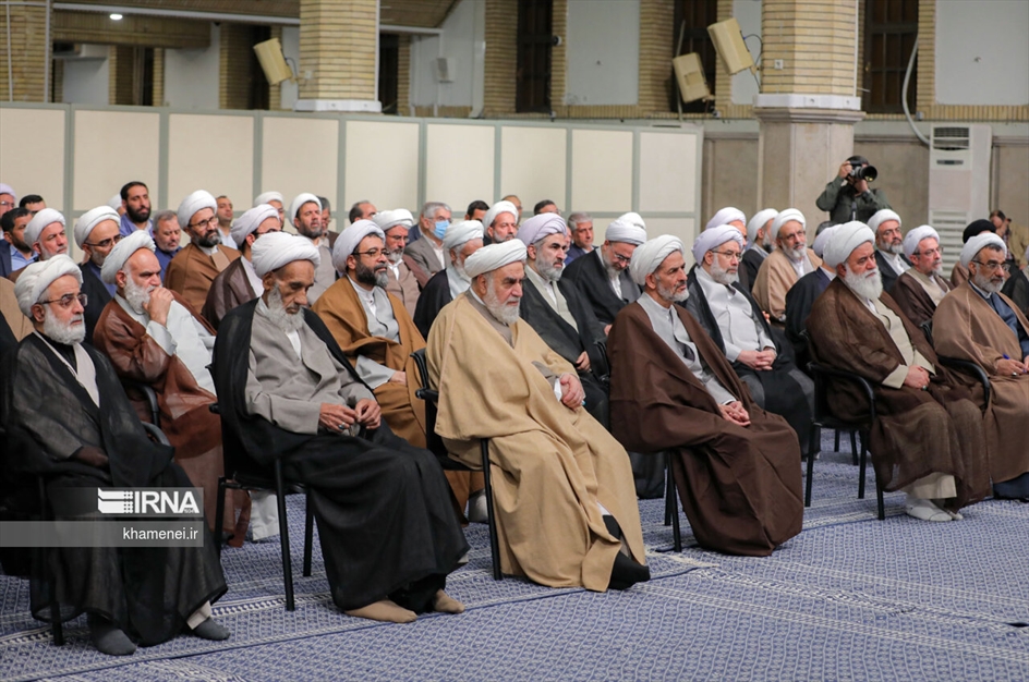 دیدار اعضای ستاد برگزاری کنگره بین‌المللی بزرگداشت علامه طباطبائی با رهبر انقلاب