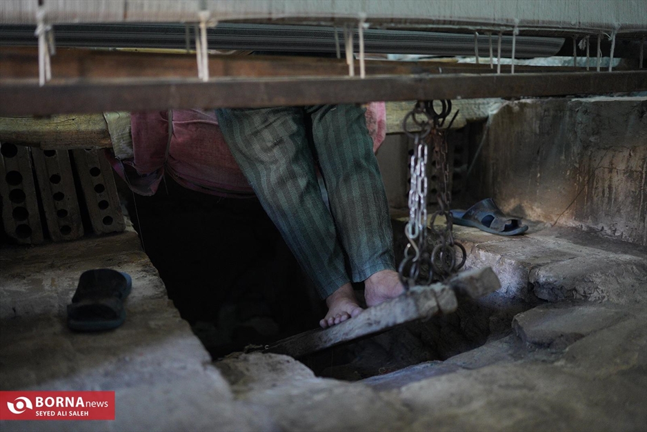 شَعربافی هنری کهن در کاشان