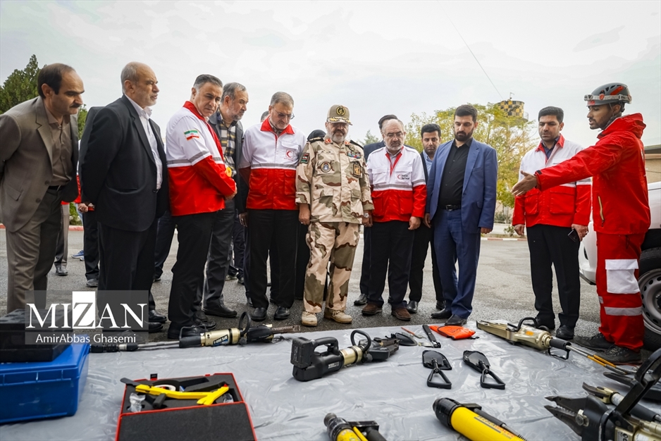 مراسم تجهیز مراکز عملیاتی شعب جمعیت هلال احمر استان تهران