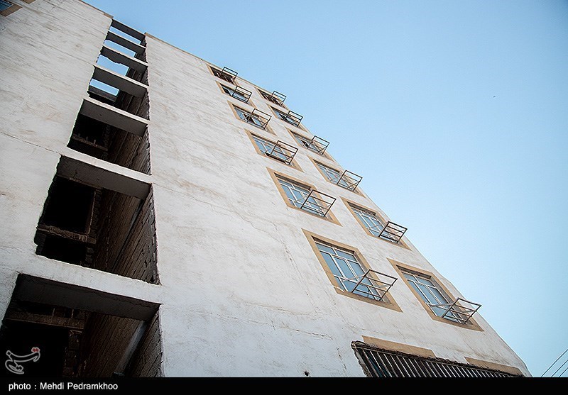 وضعیت ساختمان عدالت ۲ اهواز یکسال بعد از ریزش متروپل