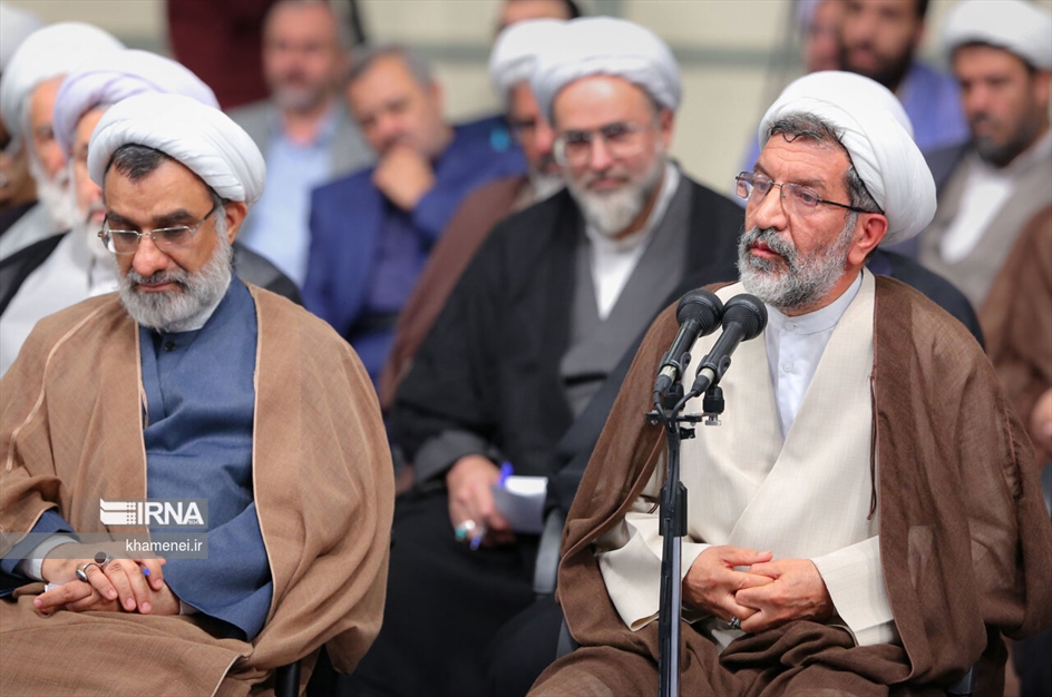 دیدار اعضای ستاد برگزاری کنگره بین‌المللی بزرگداشت علامه طباطبائی با رهبر انقلاب