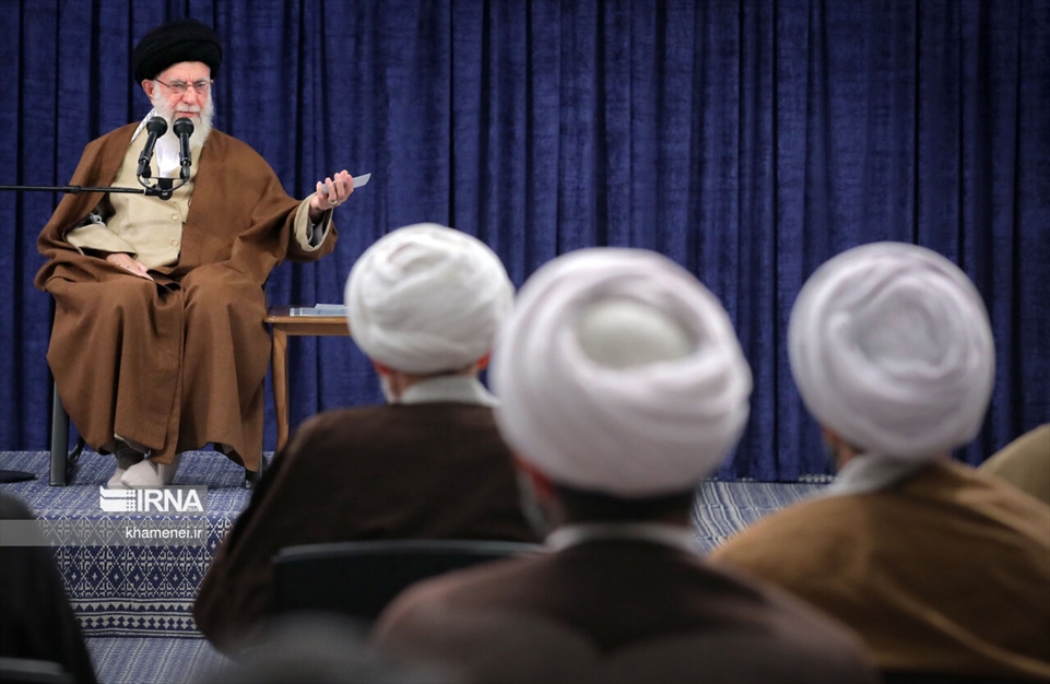 دیدار اعضای ستاد برگزاری کنگره بین‌المللی بزرگداشت علامه طباطبائی با رهبر انقلاب