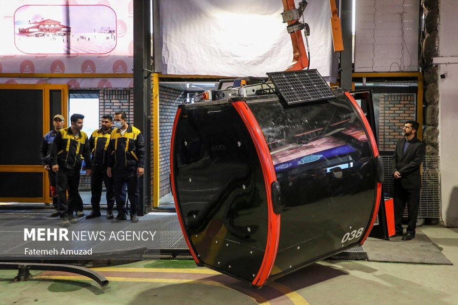 بهره برداری خطوط نوسازی شده تله کابین توچال