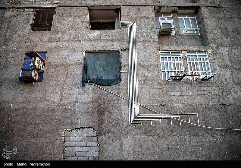 وضعیت ساختمان عدالت ۲ اهواز یکسال بعد از ریزش متروپل