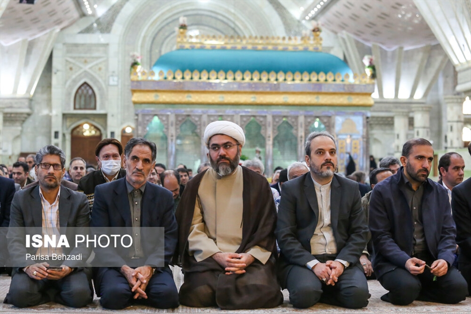 تجدید میثاق دست اندر کاران هفته کتاب با امام راحل