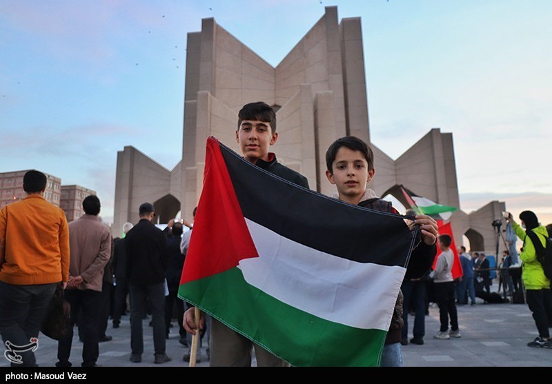 تجمع مردمی در حمایت از مردم مظلوم غزه - تبریز 