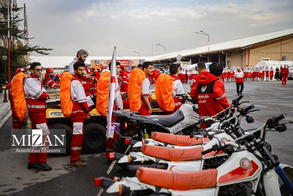 مراسم تجهیز مراکز عملیاتی شعب جمعیت هلال احمر استان تهران