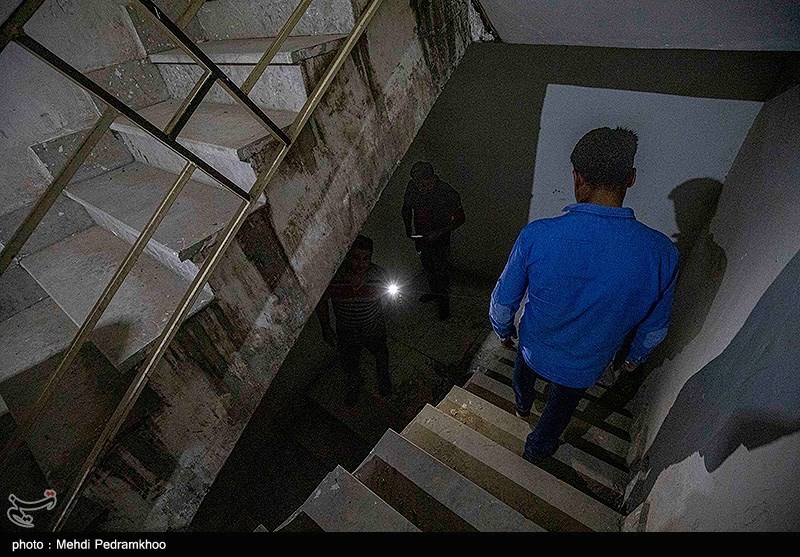 وضعیت ساختمان عدالت ۲ اهواز یکسال بعد از ریزش متروپل