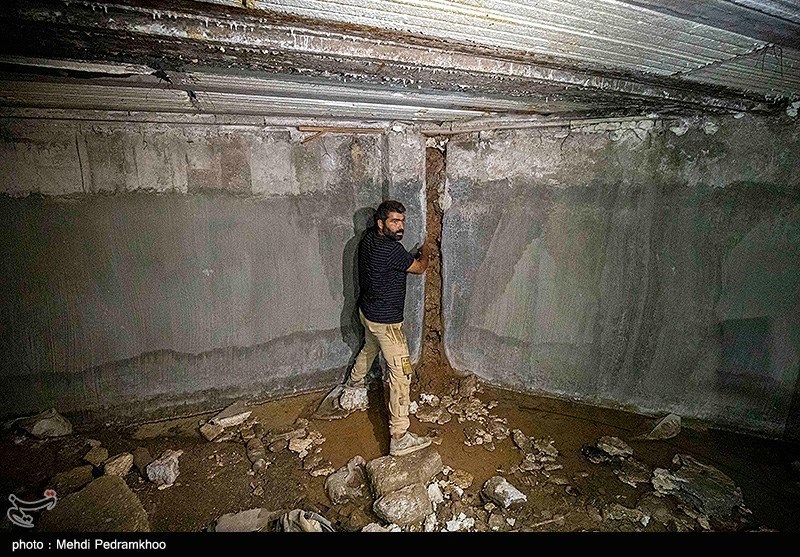 وضعیت ساختمان عدالت ۲ اهواز یکسال بعد از ریزش متروپل