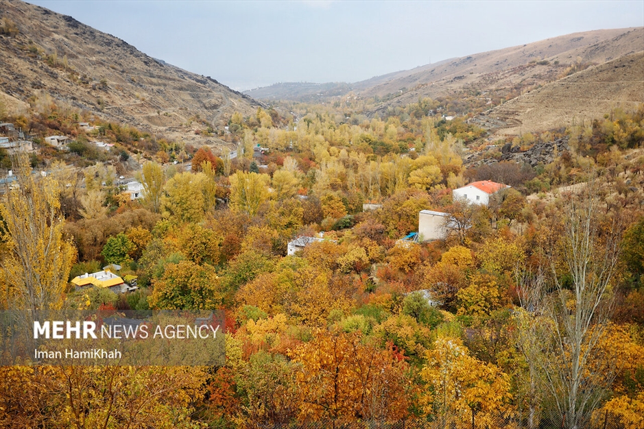 طبیعت پاییزی «عباس‌آباد» همدان
