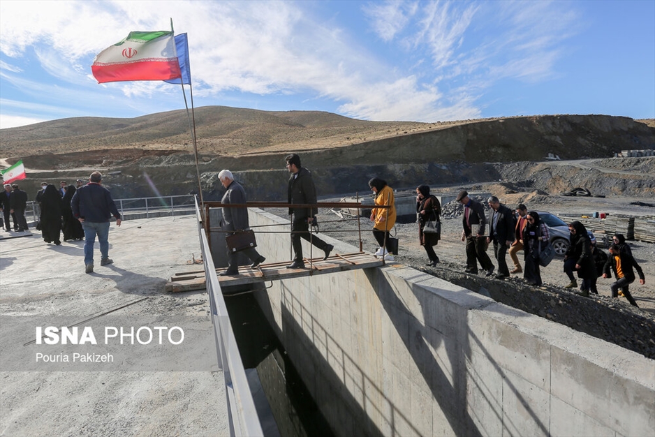بازدید خبرنگاران از تصفیه خانه شیخی جان - همدان