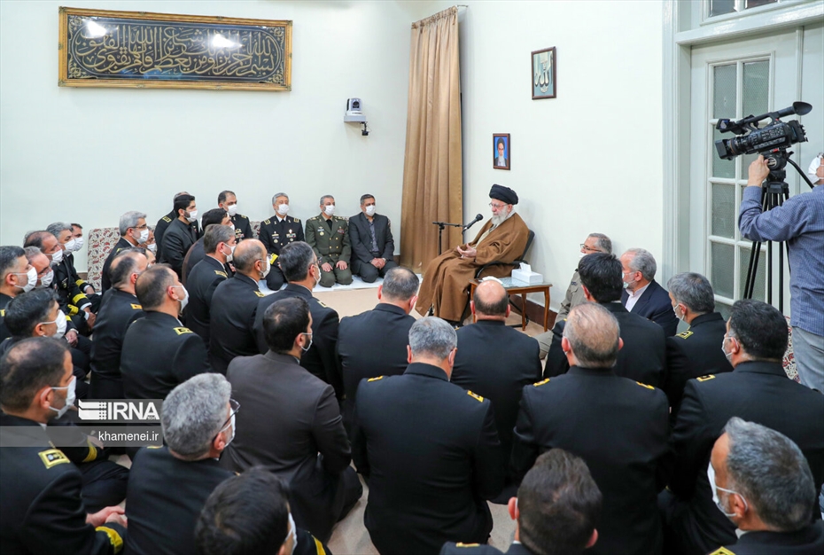 دیدار فرماندهان نیروی دریایی با فرمانده کل قوا