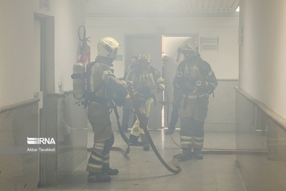 مانور بحران در بیمارستان لاله