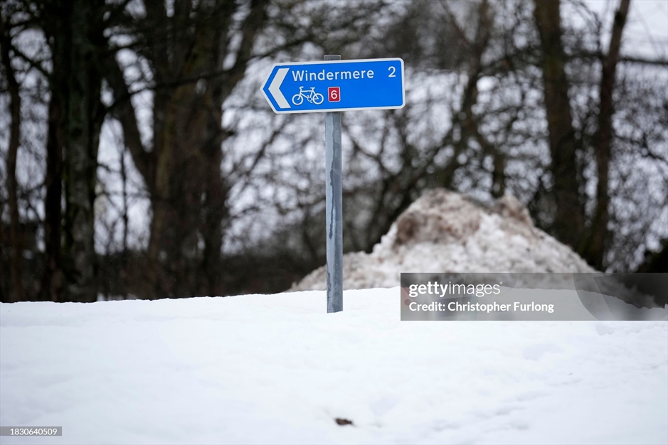 برف سنگین در انگلستان 