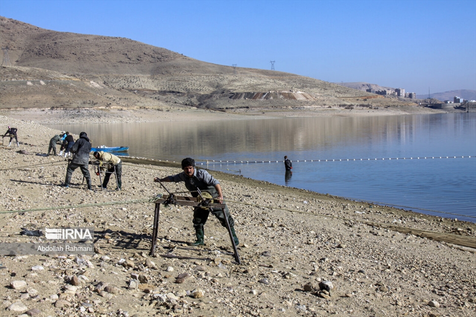  ماهیگیری در سَد