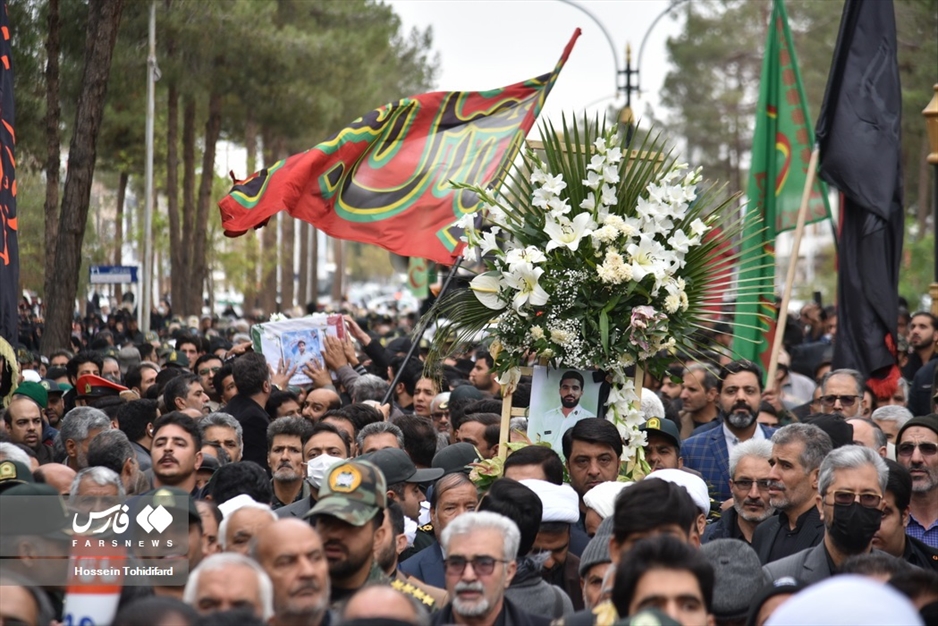 تشییع شهید مدافع وطن در بیرجند