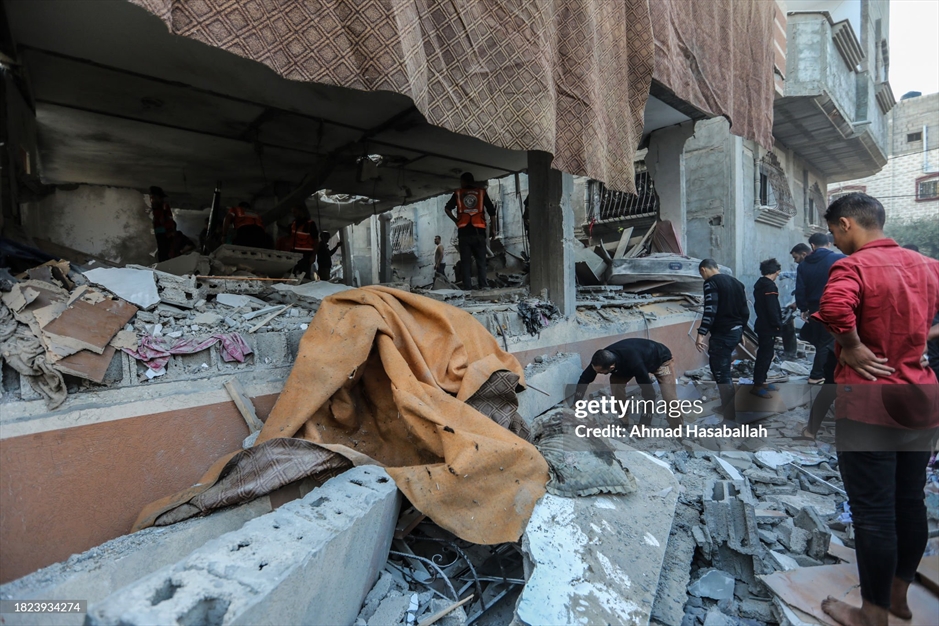 مردم فلسطینی در خان یونس