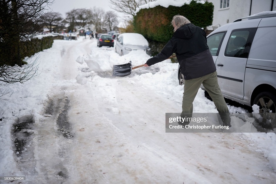 برف سنگین در انگلستان 