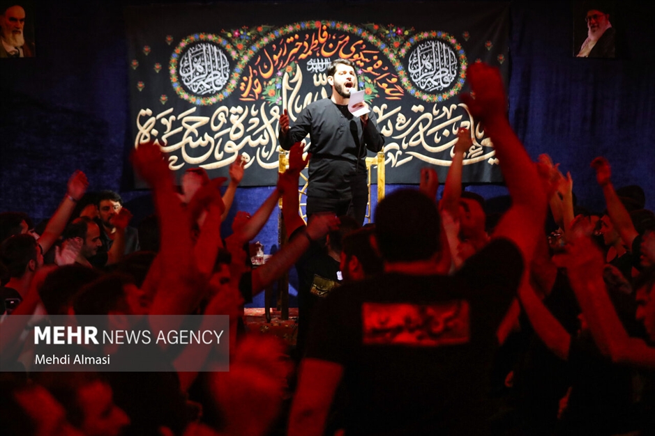 عزاداری ایام فاطمیه در حسینیه اعظم زنجان