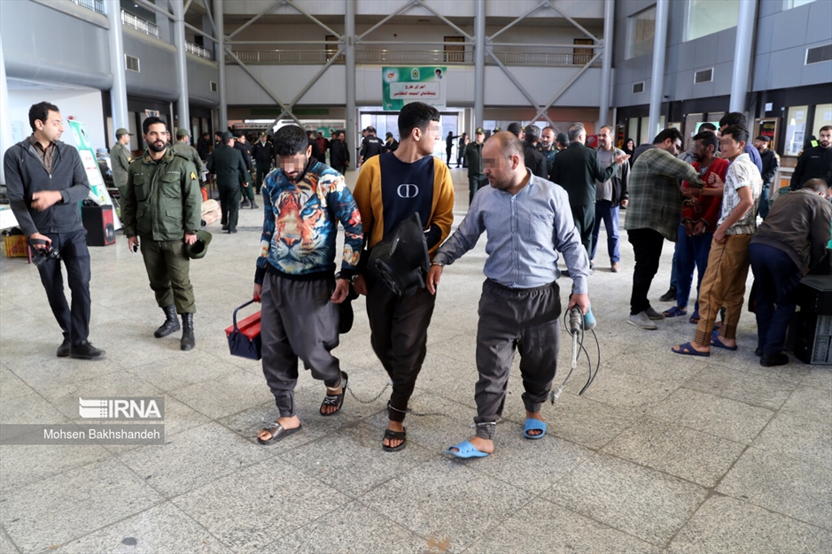نمایشگاه کشفیات پلیس در مشهد