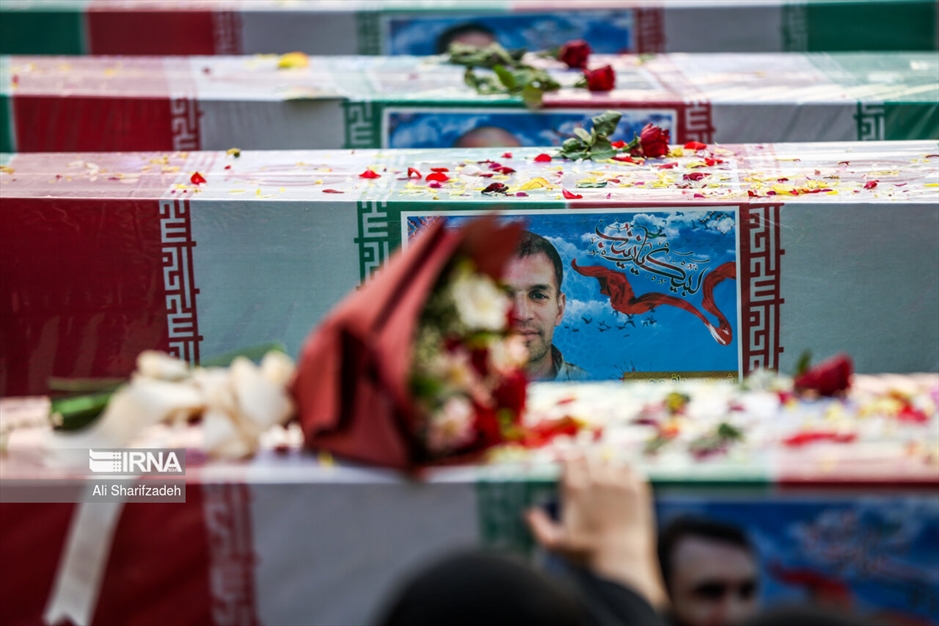 وداع با شهدای مدافع حرم